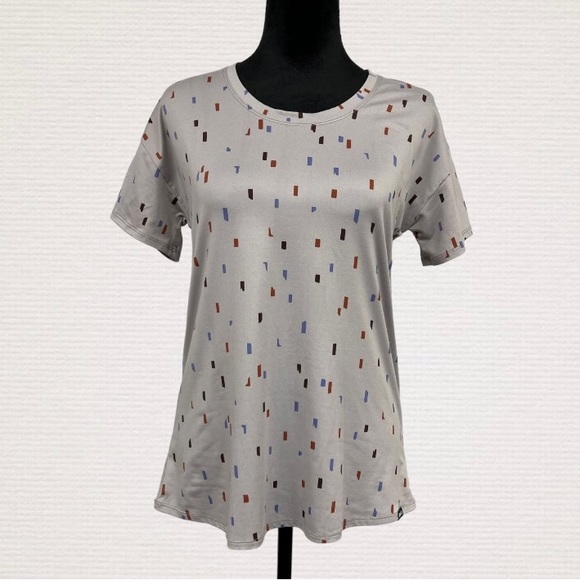 REI Co-Op Sahara Shirt Top Size Small Performance
Confetti Print Shirt Gray. - Picture 2 of 7